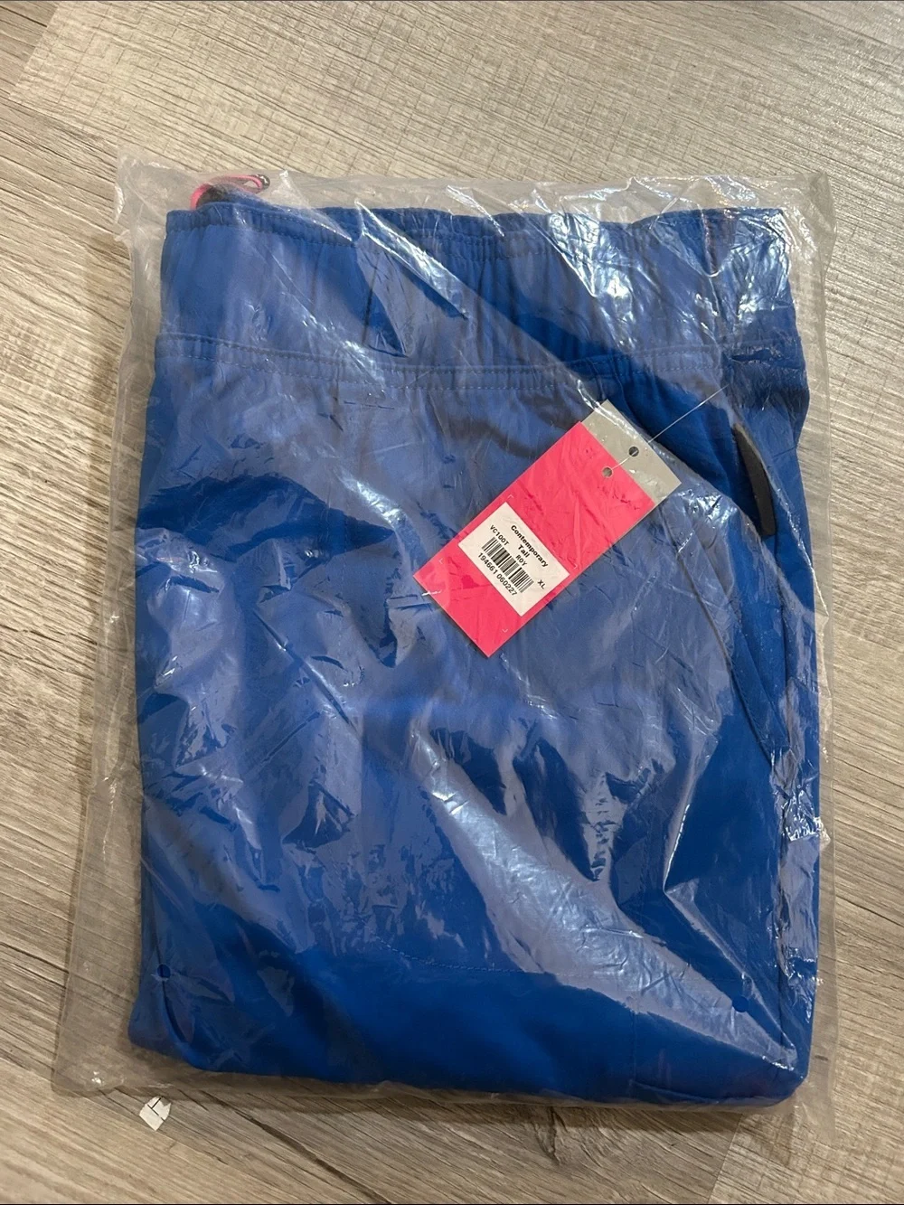 Vince Camuto Medical Scrub Royal Blue Size XL Tall Drawstring Waist VC100T